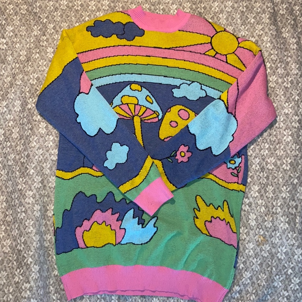Current mood x Dolls kill over-sized sweater